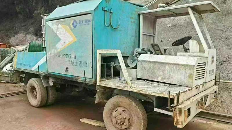 四川出售二手雙噴頭濕噴機